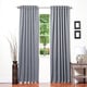 preview thumbnail 7 of 14, Aurora Home Thermal Rod Pocket 96-inch Blackout Curtain Panel Pair - 52 x 96 Slate Grey