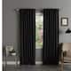 Aurora Home Thermal Rod Pocket 96-inch Blackout Curtain Panel Pair - 52 x 96 - Onyx