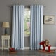 preview thumbnail 11 of 14, Aurora Home Thermal Rod Pocket 96-inch Blackout Curtain Panel Pair - 52 x 96 Baby Blue
