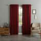 Aurora Home Thermal Rod Pocket 96-inch Blackout Curtain Panel Pair - 52 ...