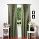preview thumbnail 5 of 14, Aurora Home Thermal Rod Pocket 96-inch Blackout Curtain Panel Pair - 52 x 96 Artichoke