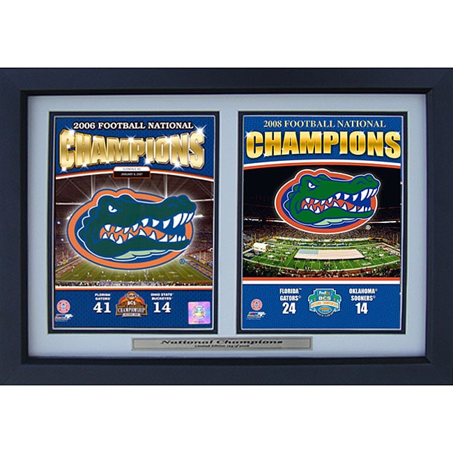 Florida Gators '08-09 Champions 12x18 Sports Frame