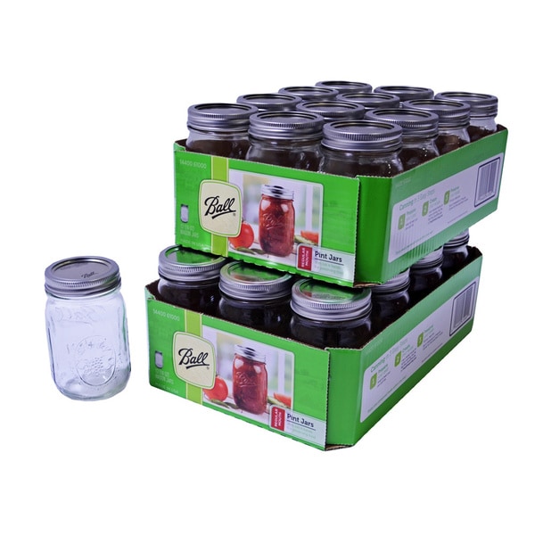 Ball 16 oz/ Pint Mason Jars (Set of 24) Canning Supplies