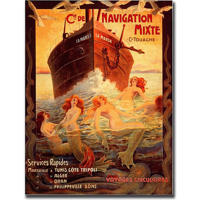 'Cia Navigation' Gallery-wrapped Canvas Art