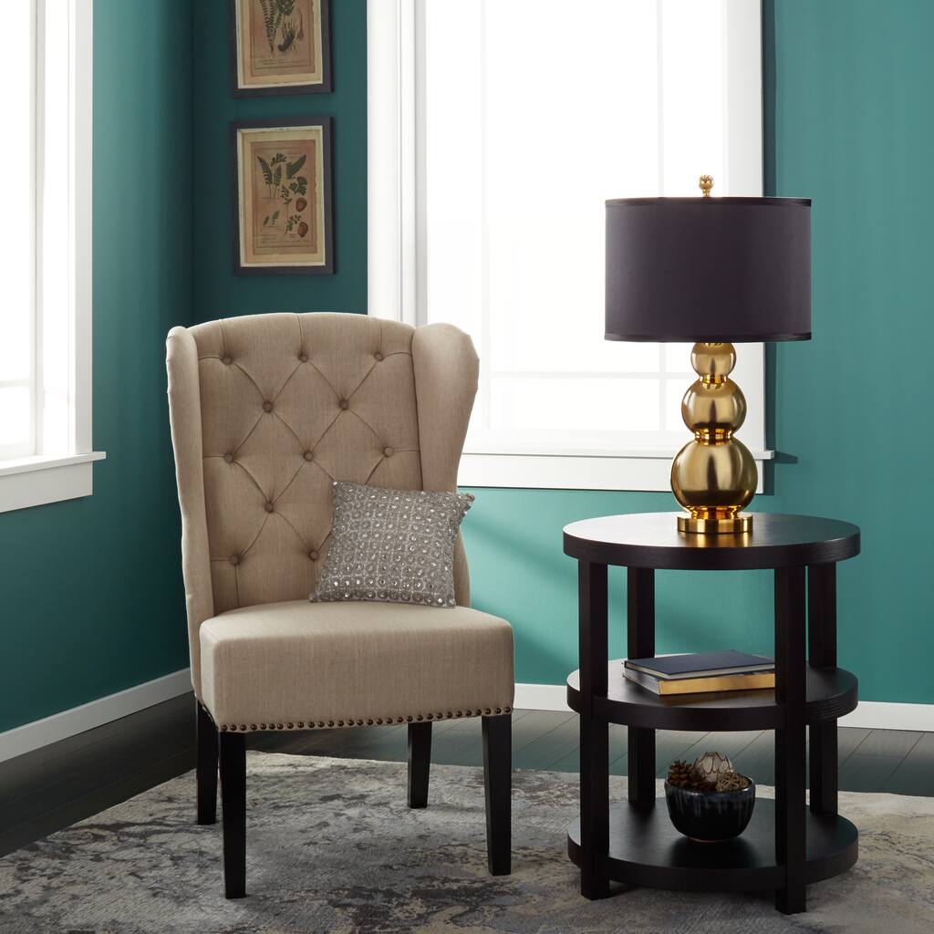 Abbyson Morgan Round Accent Table