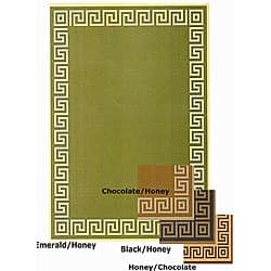 Greek Key Indoor/ Outdoor Area Rug - 5'3 x 7'6 - Bed Bath & Beyond ...