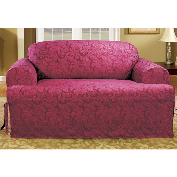 Scroll T cushion Loveseat Slipcover   11886621  