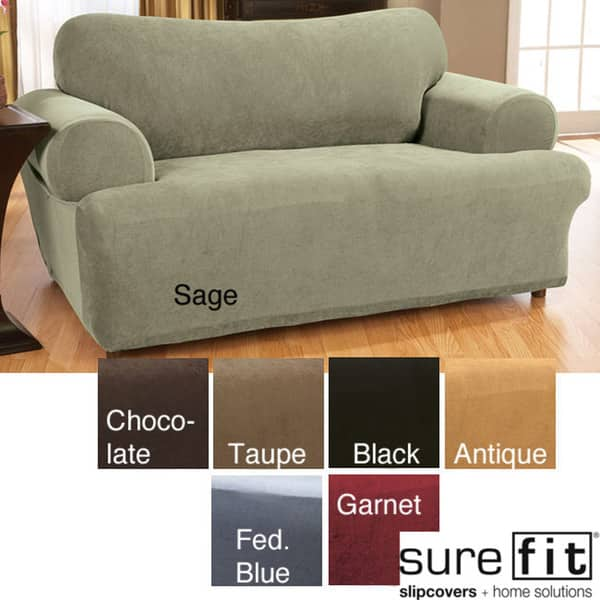 Sure Fit Stretch Waffle T Cushion Sofa Slipcover