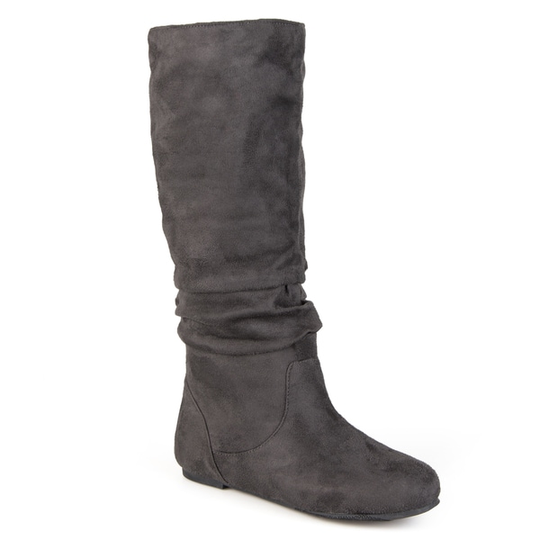 Shop Journee Collection Women's Rebecca-12 Microsuede Slouch Knee-high ...