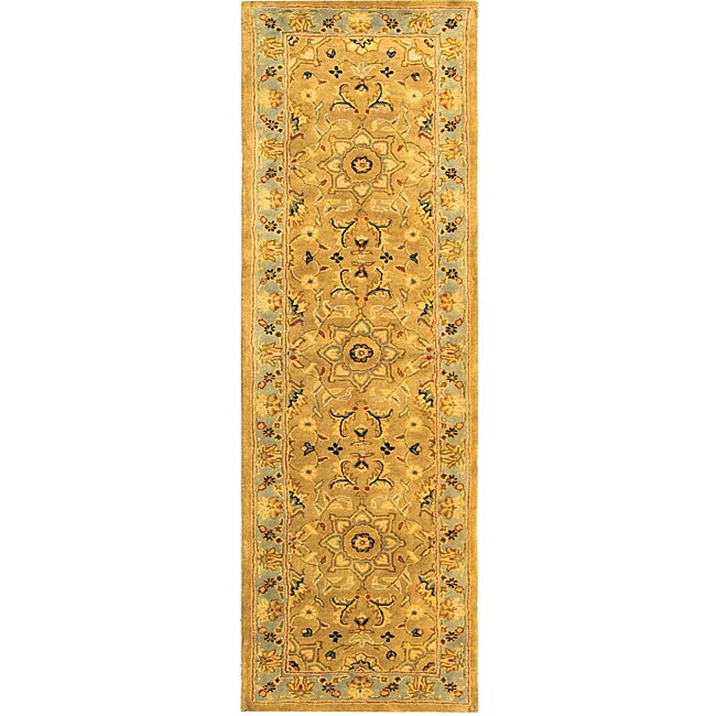 Safavieh Handmade Classic Heirloom Beige Wool Runner (2'3 x 8')