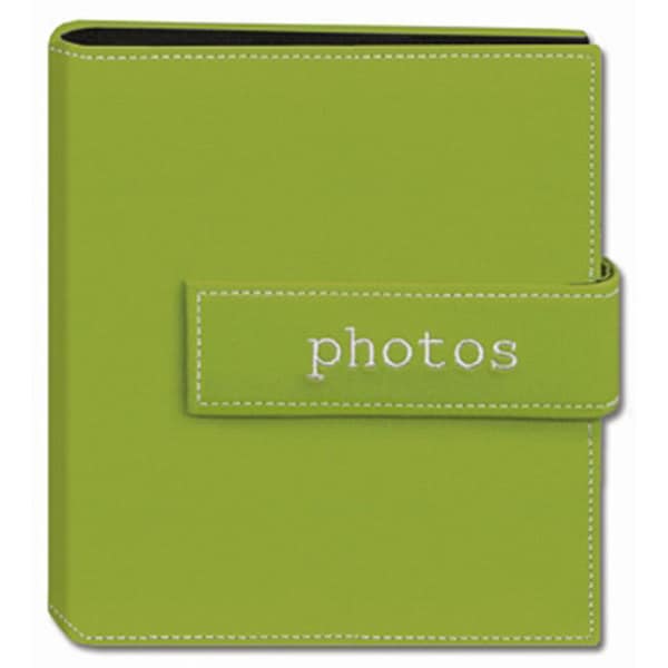Pioneer Photo Green 4x6 Hook and loop Strap Photo Albums (Pack of Two
