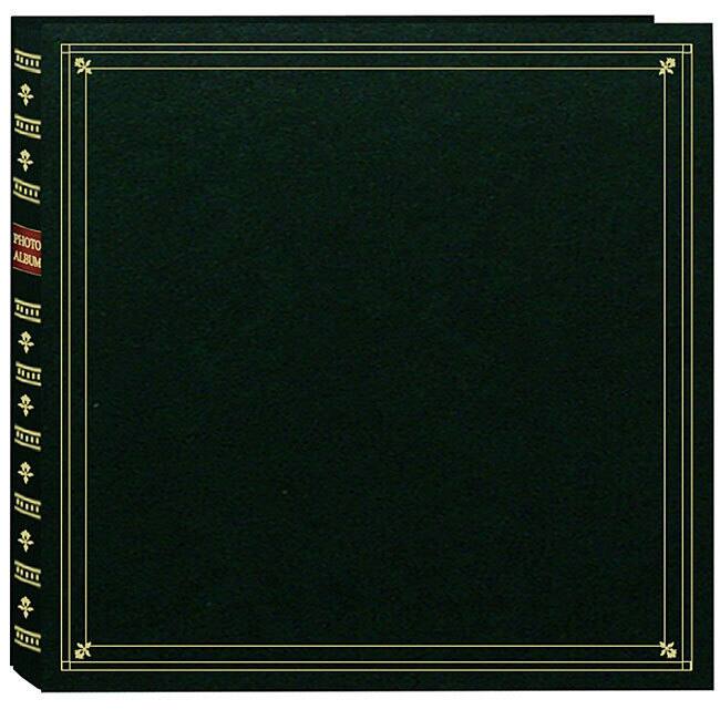 Pioneer Large Format Hunter Green with Gold Accents Cover Memo Album with 120 Bonus Pockets