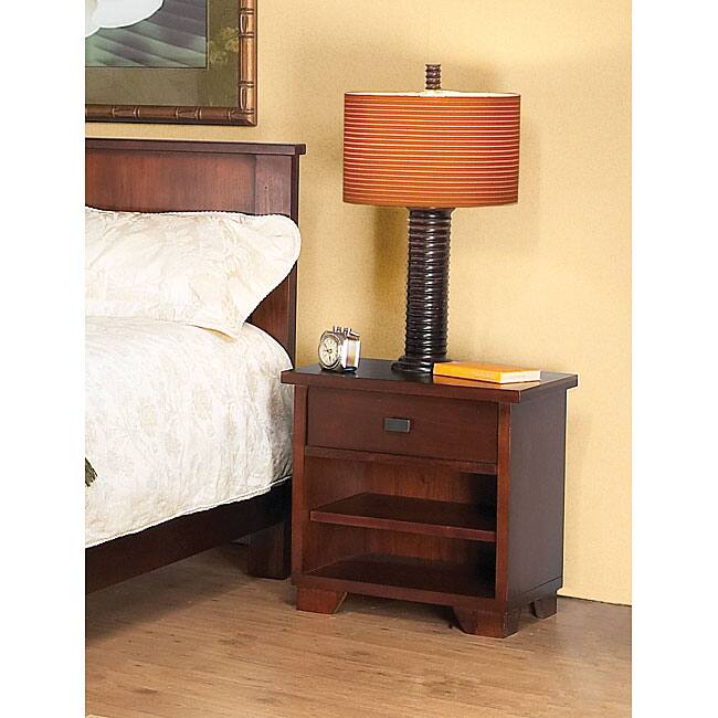 Rustic 1-drawer Nightstand