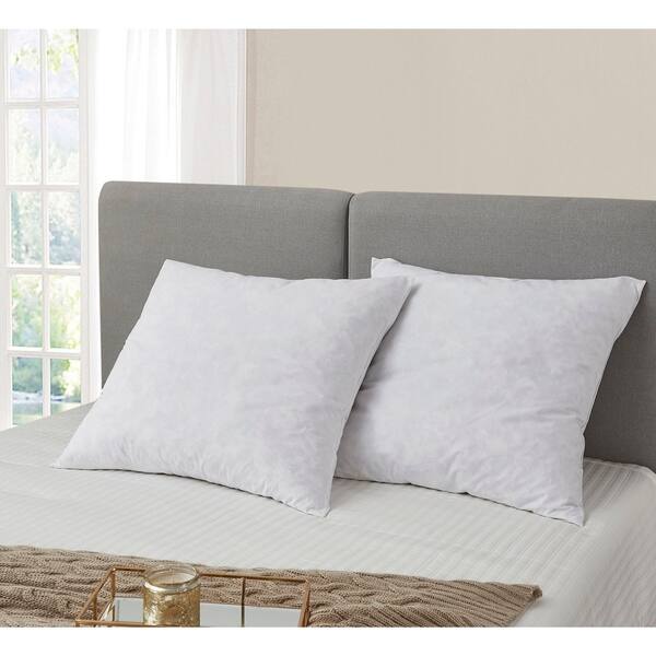 Shop European Square 26 X 26 Inch Feather Pillows Set Of 2 On