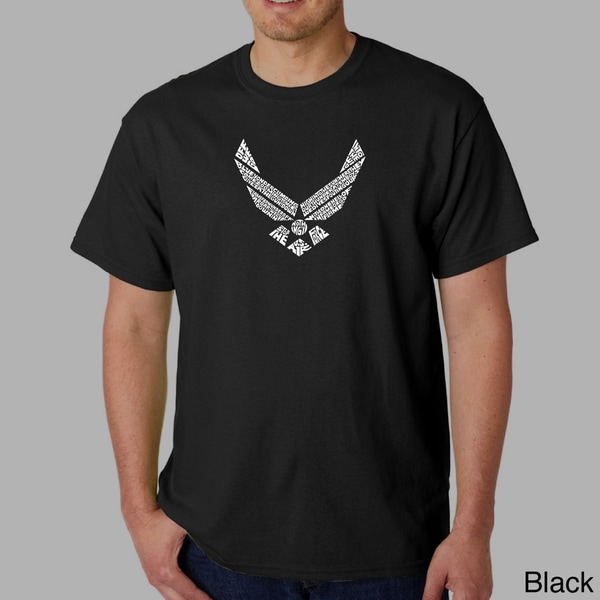 Los Angeles Pop Art Men's U.S. Air Force Lyrics T-shirt - Free Shipping ...