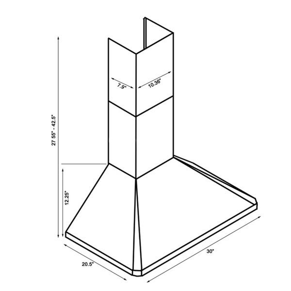 CavaliereEuro 30inch Wallmount Range Hood Bed Bath & Beyond 3845425