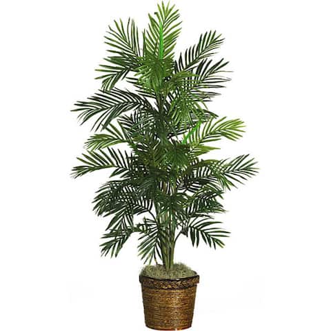 Silk Areca Palm Tree - Green