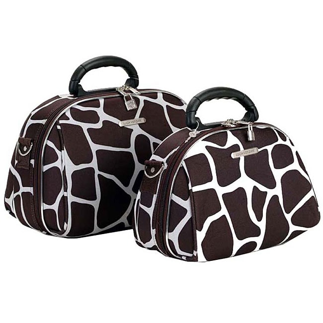 Luca Vergani Giraffe 2 piece Cosmetic Case Set