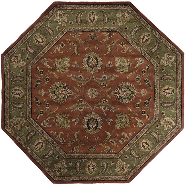 Hand Tufted Camelot Collection Wool Rug (8 Octagonal)