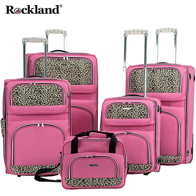 5 piece suitcase set