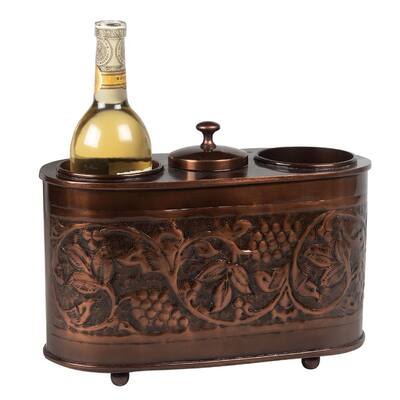 Antique Embossed 2-bottle Wine Chiller