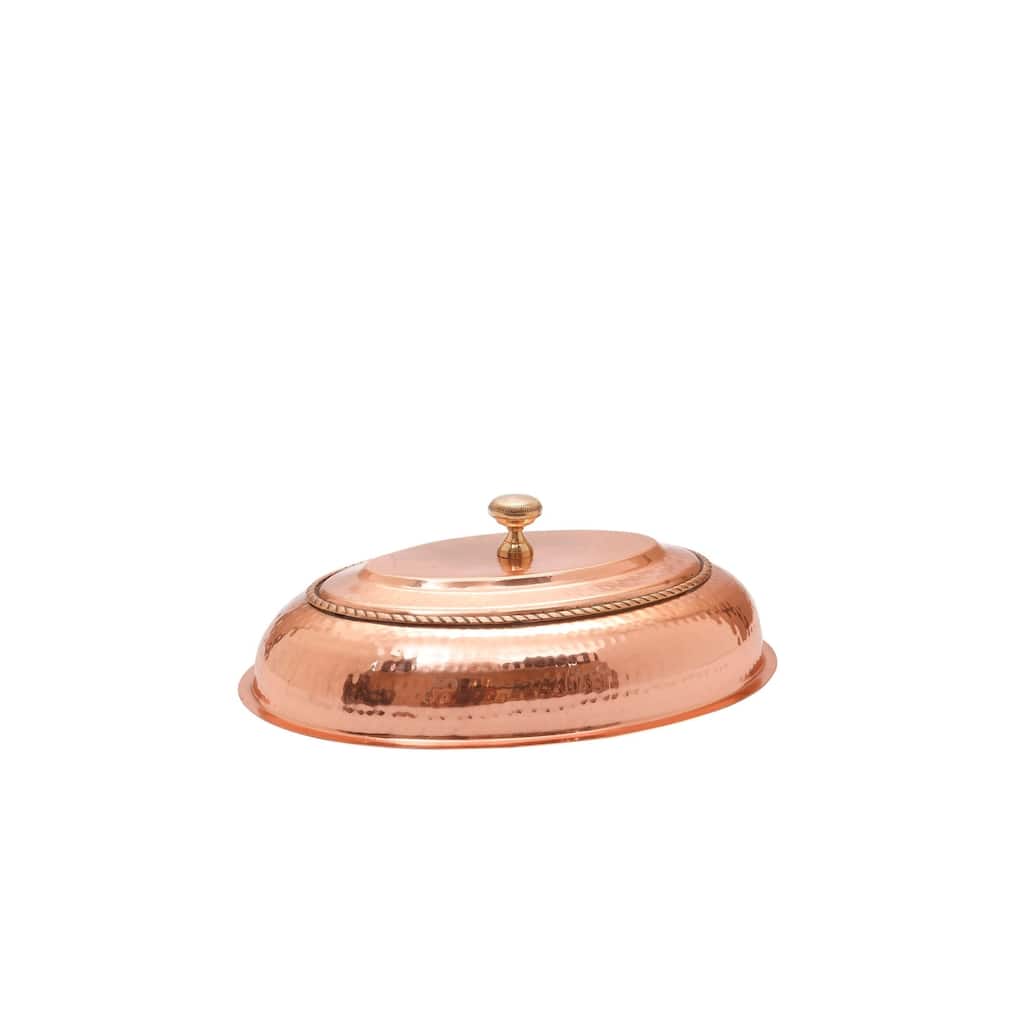 Oval Copper Chafing Dish
