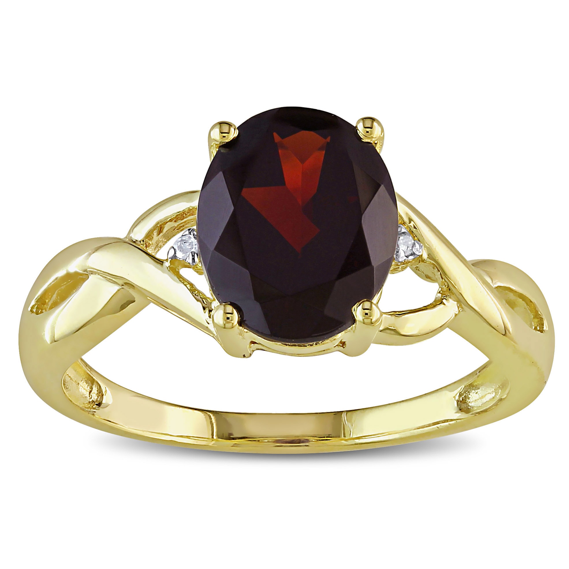 deep red garnet