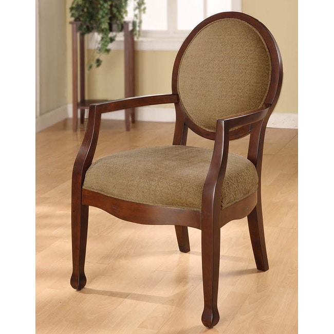 Shop Oval-back Fern Arm Chair - Free Shipping Today - Overstock - 3867482