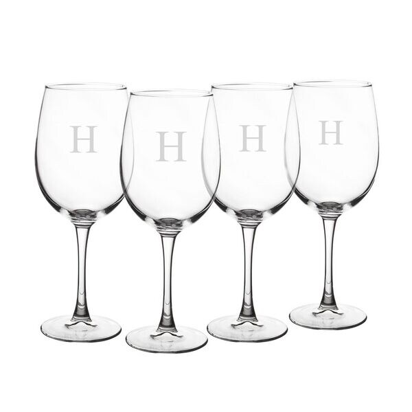 Personalized Marquis by Waterford Moments Stemless Wine Glasses, Set of 4,  Custom Waterford Crystal Stemless Glasses 