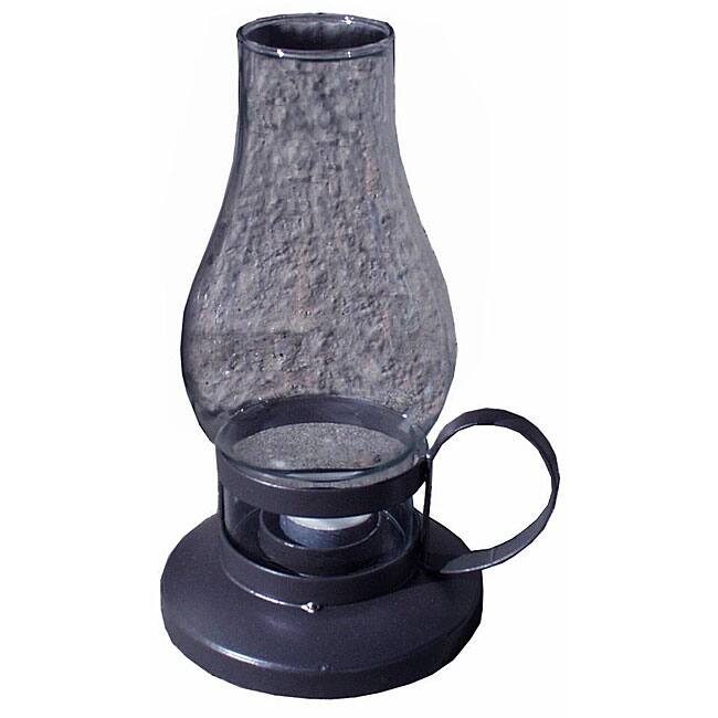 Handmade Pewter-handled Table Lantern