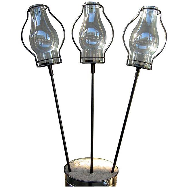 Pewter Table Stake with Love Torch (Set of 3)