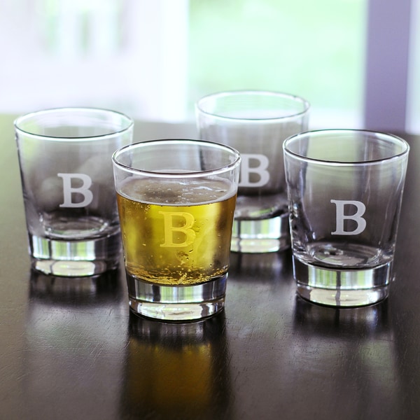 Shop Personalized Double Old Fashioned Glasses Set Of 4