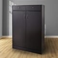 Furniture of America 5-shelf Shoe Cabinet with 2 Storage Bins