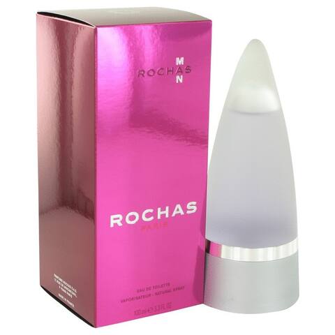 Rochas Man Men's 3.4-ounce Eau de Toilette Spray - Pink