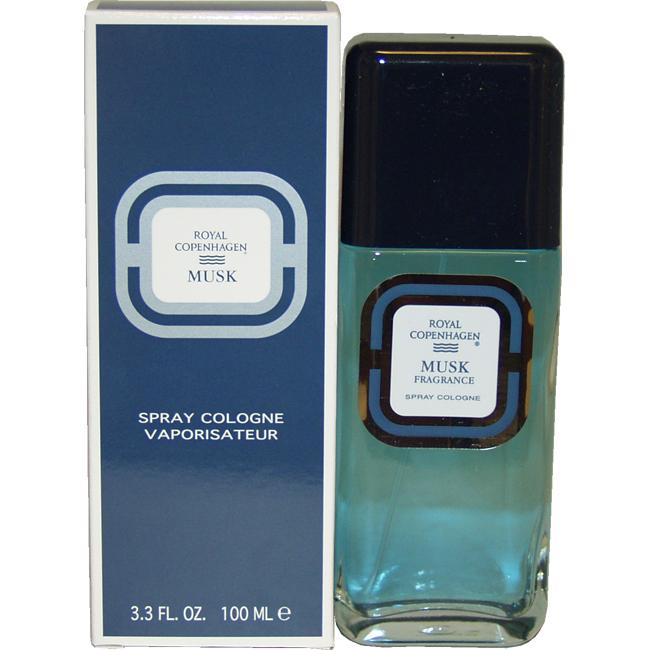 Royal Copenhagen Musk Mens 3.3 ounce Cologne Spray  