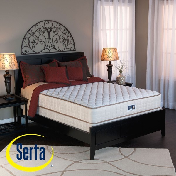 Shop Serta Cromwell Firm Twin-size Mattress and Box Spring ...