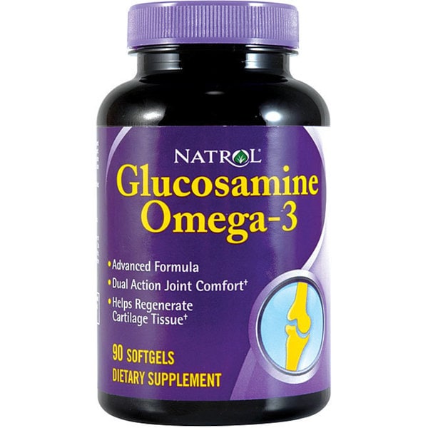 Natrol Glucosamine Omega3 Pills (Pack of 2 90count Bottles) Free