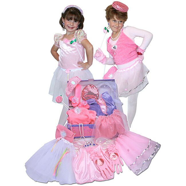 pretend play dress up clothes trunk