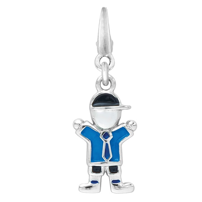 Sterling Silver Boy Charm Free Shipping On Orders Over 45