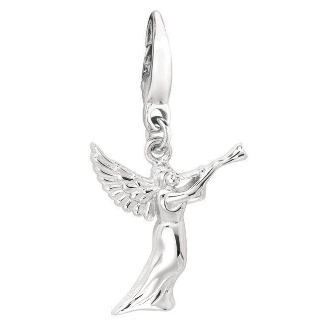 Sterling Silver 'Angel' Charm - 11932106 - Overstock.com Shopping - Big ...