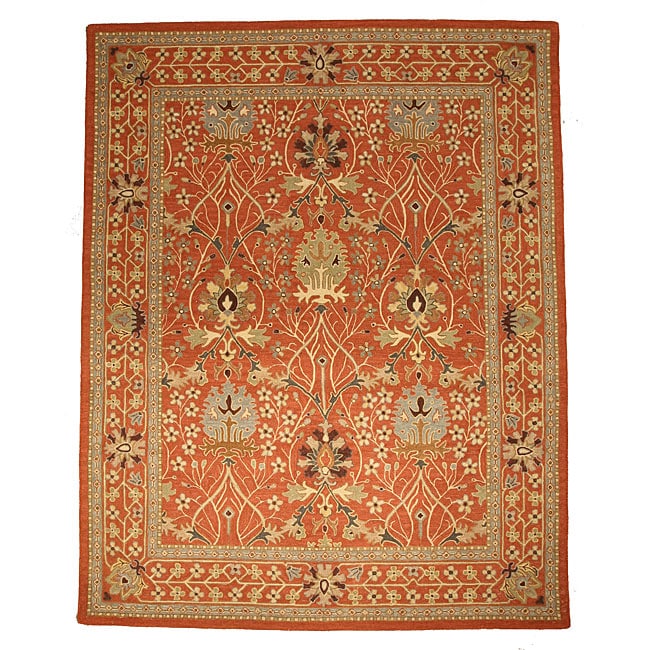 Rust/ Ivory Rug (8 X 10)