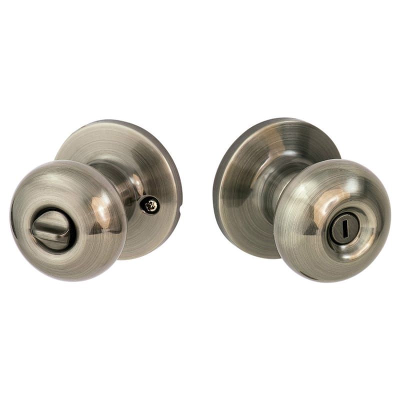 Sure-Loc Mushroom-shaped Privacy Door Knob (2 Complete Sets)