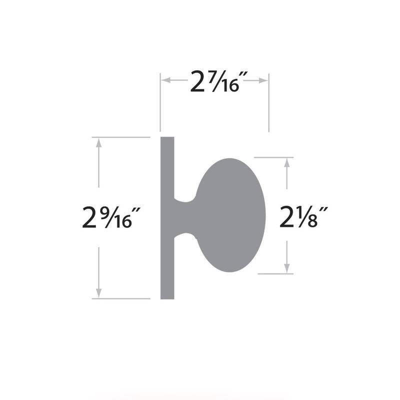 Sure-Loc Mushroom-shaped Privacy Door Knob (2 Complete Sets)