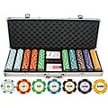 Monte Carlo 13.5-gram 500-piece Clay Poker Chips