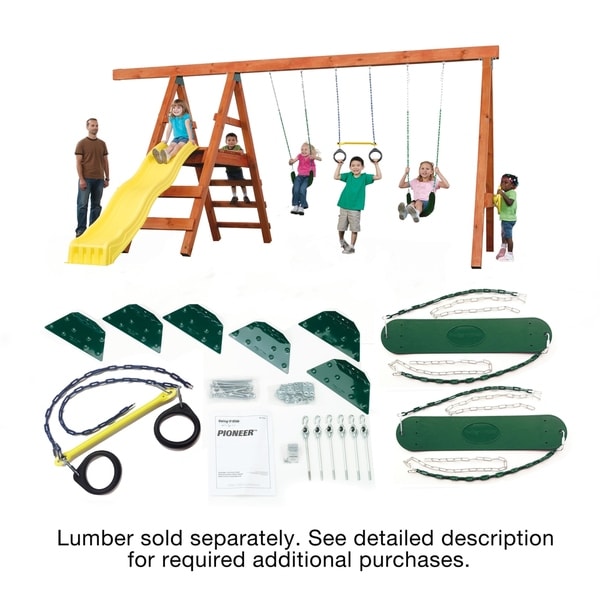 Shop Pioneer Swing Set Hardware Kit Free Shipping Today Overstock