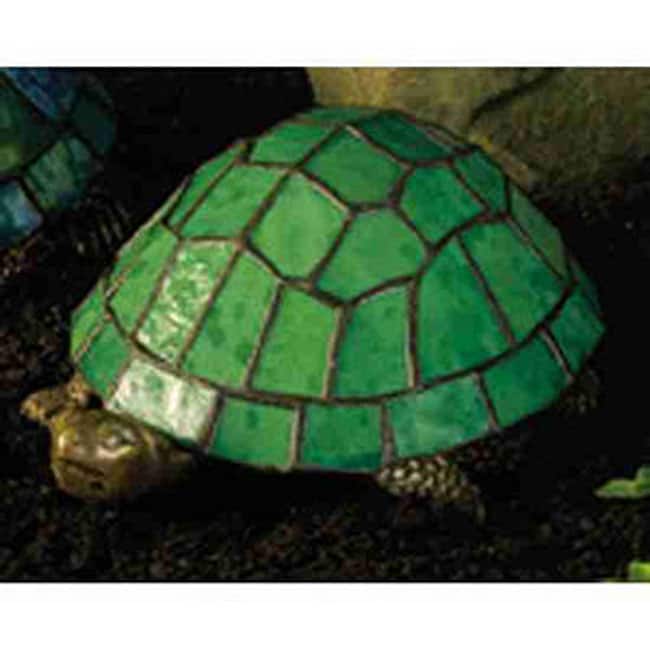 Tiffany-style Turtle Accent Lamp