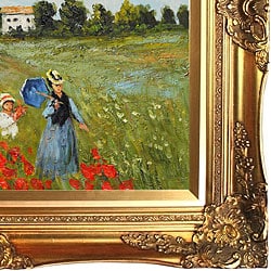 Claude Monet 'Poppy Field in Argenteuil' Framed Art - 11941563 ...
