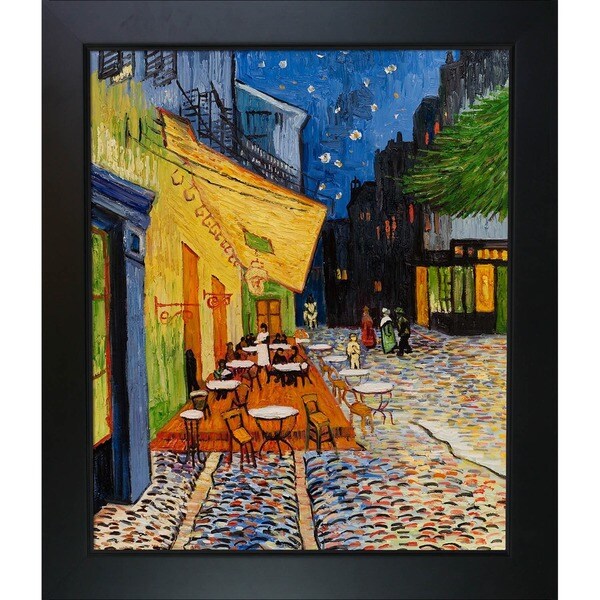 Van Gogh 'Cafe Terrace at Night' Framed Art - Overstock™ Shopping - Big ...
