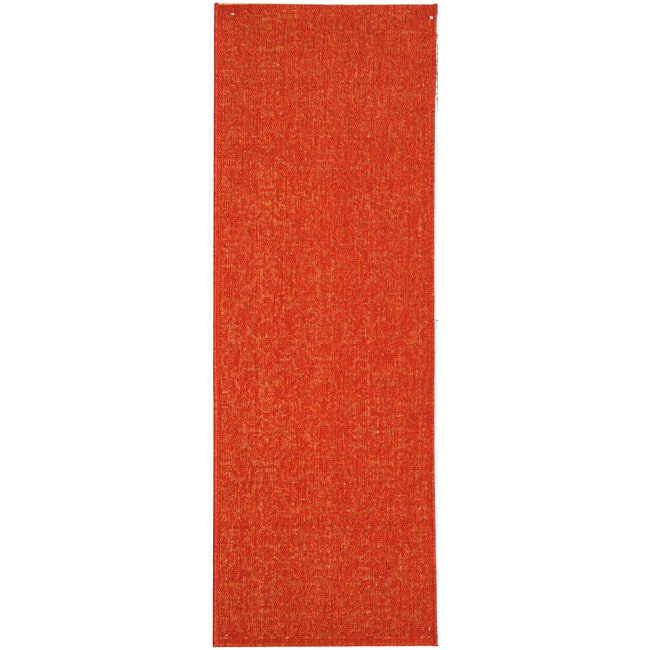 Indoor/ Outdoor St. Barts Red Runner (24 X 67)