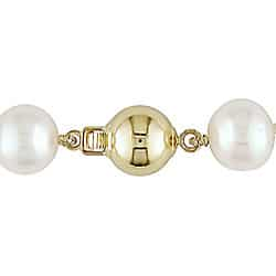 Miadora White 8.5 9.5mm Freshwater Pearl Strand Necklace (18 24 inch) Miadora Pearl Necklaces